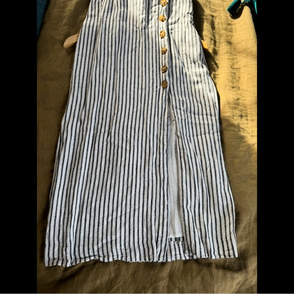 Striped Button-Down Dress - Picture 3 of 7